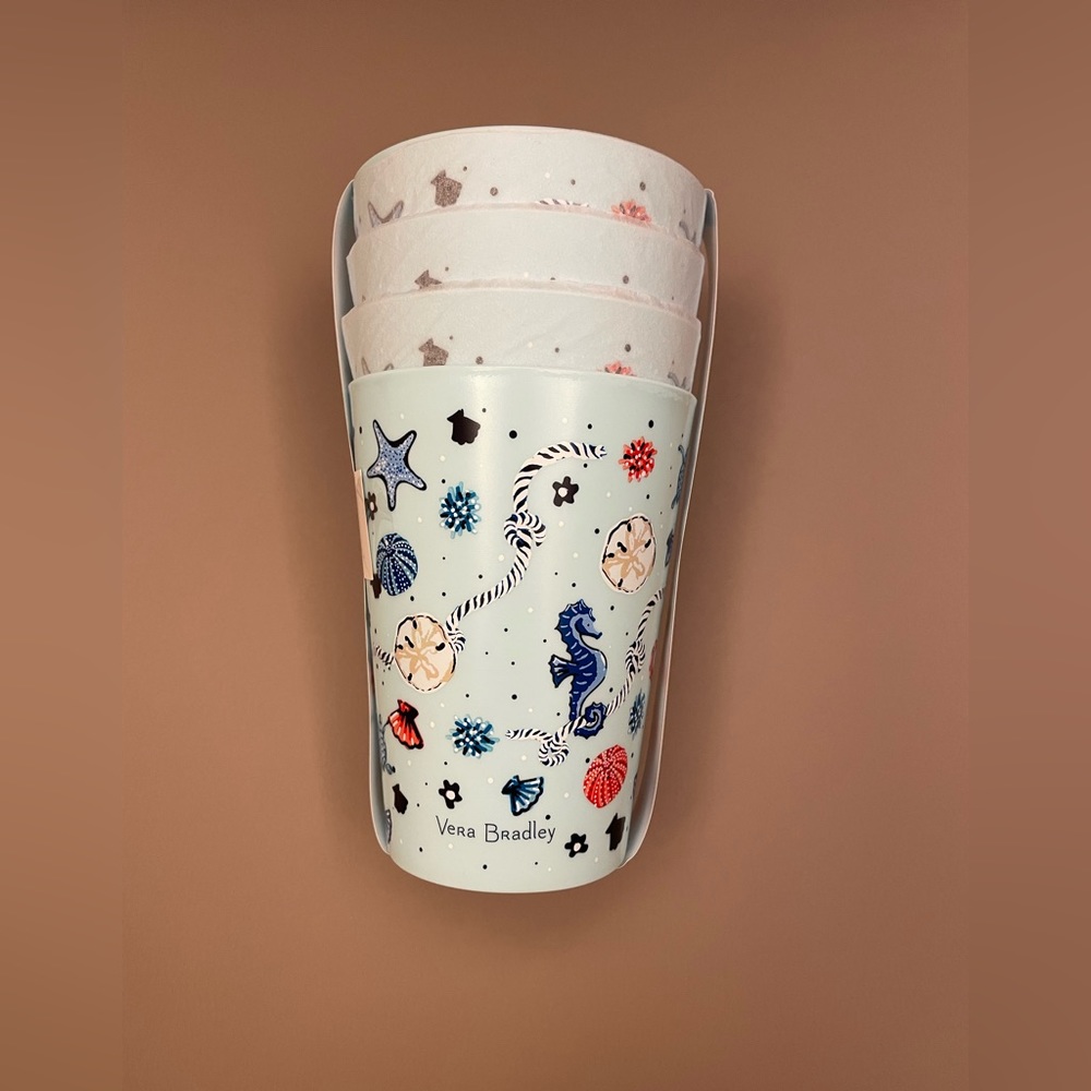 Vera Bradley Tumbler Set of 4